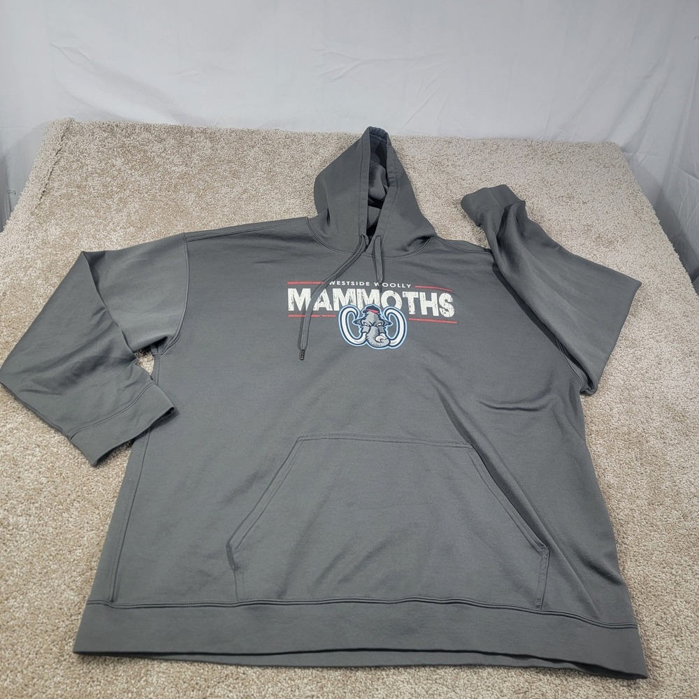 Westside Woolly Mammoths Hoodie Pullover Graphic‎ Print Sweatshirt